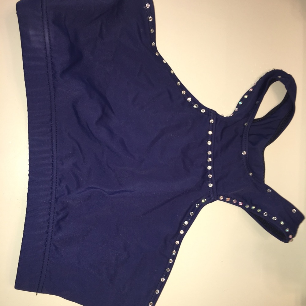 Navy Blue Bra Top